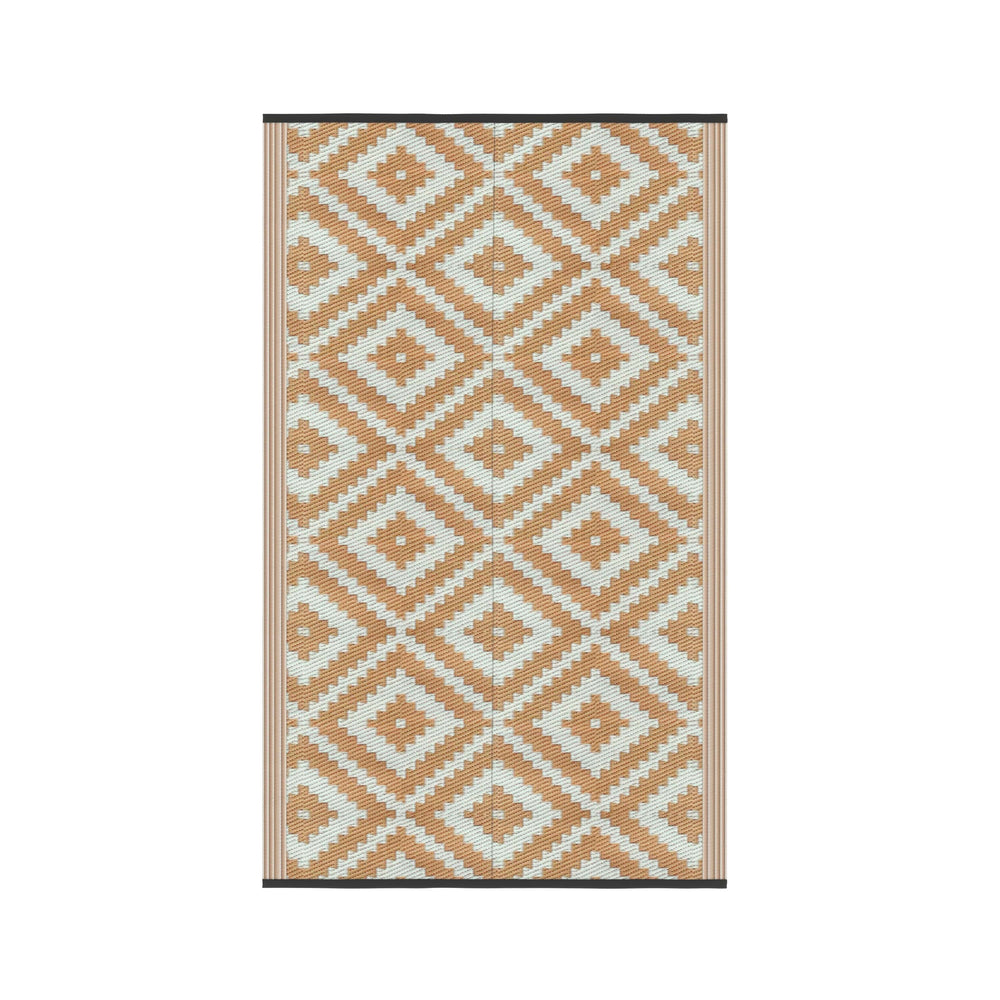 Outdoor rug KALUA 150 x 90 cm beige/white
