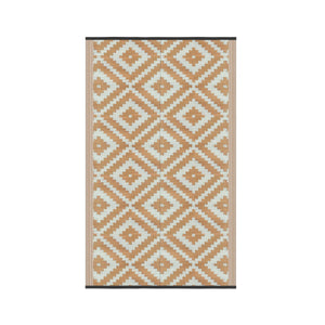 Tappeto da esterno KALUA 150 x 90 cm beige/bianco