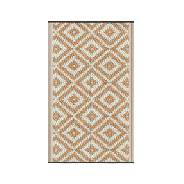 Tappeto da esterno KALUA 150 x 90 cm beige/bianco
