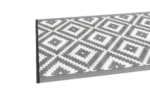 Tappeto da esterno KALUA 150 x 90 cm grigio/bianco