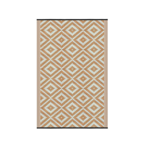 Tappeto da esterno KALUA 180 x 120 cm beige/bianco