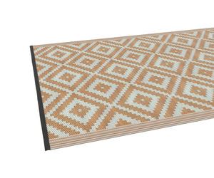 Tappeto da esterno KALUA 180 x 120 cm beige/bianco