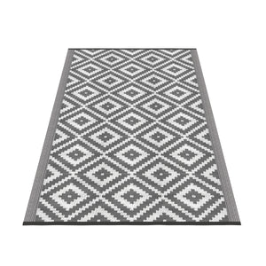 Tappeto da esterno KALUA 180 x 120 cm grigio/bianco