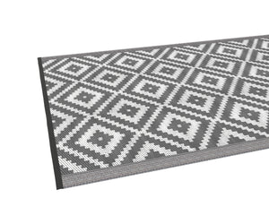 Tappeto da esterno KALUA 180 x 120 cm grigio/bianco