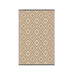 Tappeto da esterno KALUA 240 x 150 cm beige/bianco