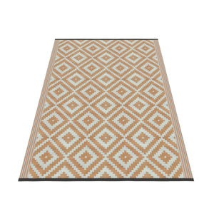 Tappeto da esterno KALUA 240 x 150 cm beige/bianco
