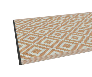 Tappeto da esterno KALUA 240 x 150 cm beige/bianco