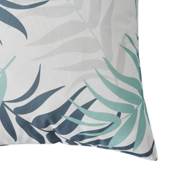 Outdoorkissen LEAF mint/grau 45 x 45 cm