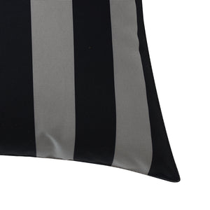 Outdoorkissen SILAS grau/schwarz 50 x 30 cm