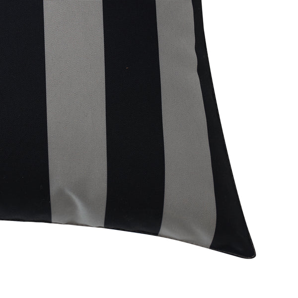 Outdoorkissen SILAS grau/schwarz 50 x 30 cm