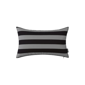Outdoorkissen SILAS grau/schwarz 50 x 30 cm