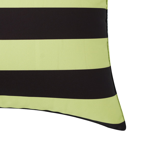 Outdoorkissen SILAS grün/schwarz 50 x 30 cm