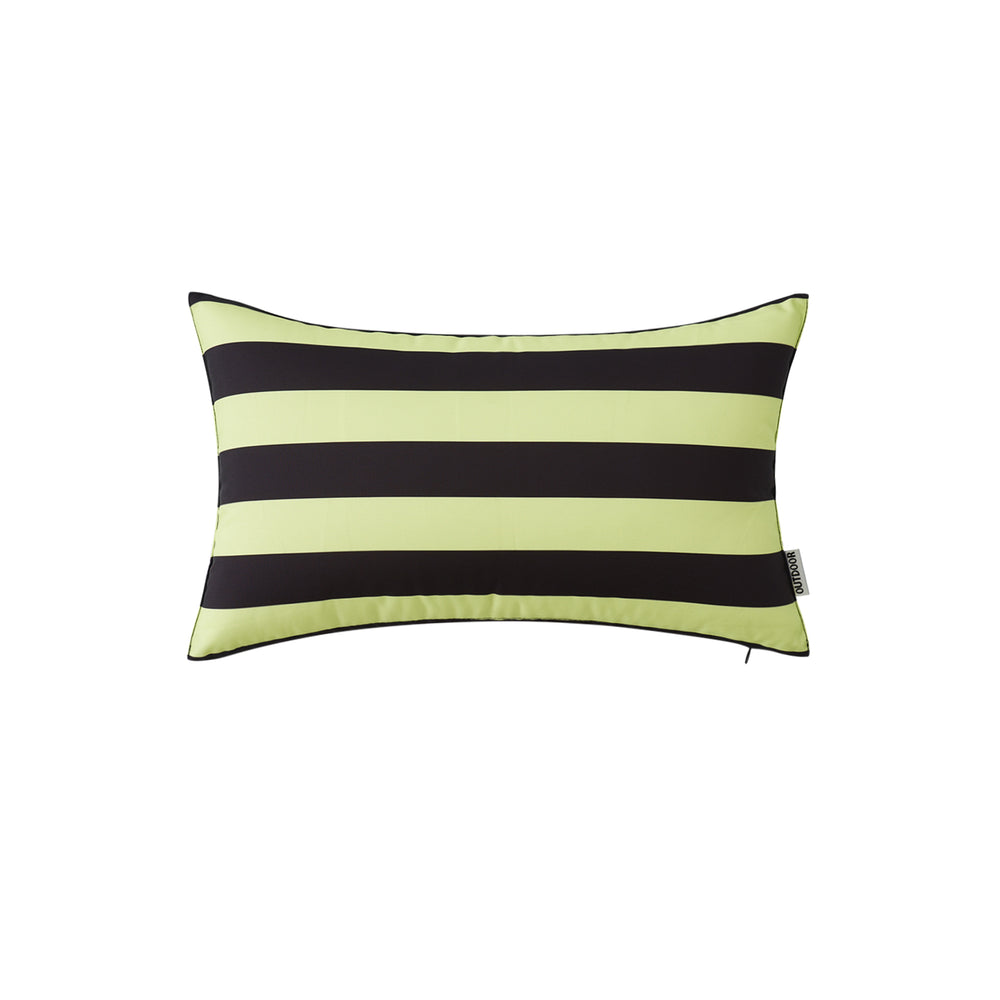 Outdoor cushion SILAS green/black 50 x 30 cm