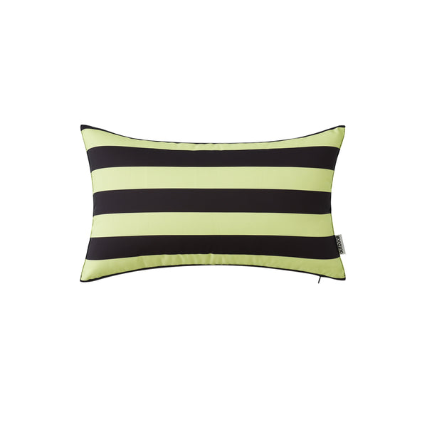 Outdoorkissen SILAS grün/schwarz 50 x 30 cm