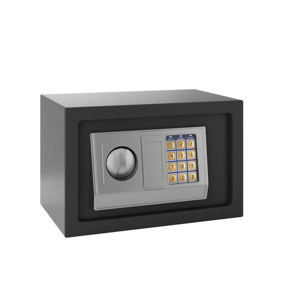 Kleintresor elektronisch 31 x 20 x 20 cm grau