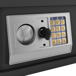 Kleintresor elektronisch 31 x 20 x 20 cm grau