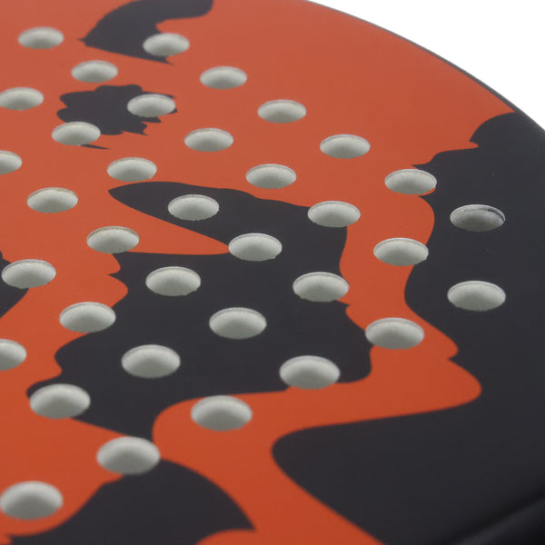 Padelschläger orange/schwarz
