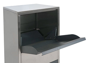Paketbriefkasten JAM-G80 Paketbox Grösse XL Edelstahl anthrazit