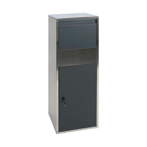 Paketbriefkasten JAM-G80 Paketbox Grösse XL Edelstahl anthrazit