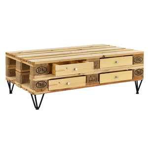 Schublade 1x für Europaletten-Möbeln DIY Holz Natur