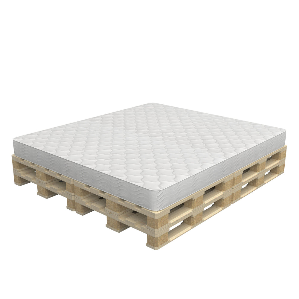 Letto pallet incluso materasso 180 x 200 cm