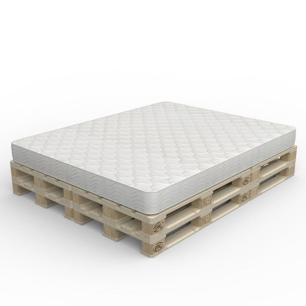Letto pallet incluso materasso 160 x 200 cm