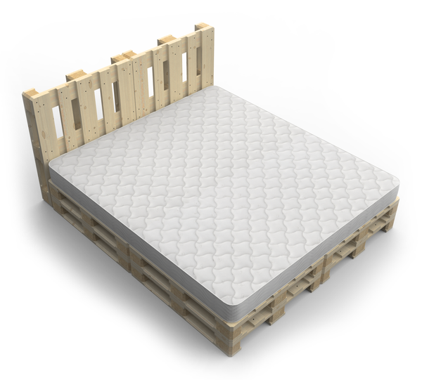 Palettenbett Komplett-Set 180 x 200 cm