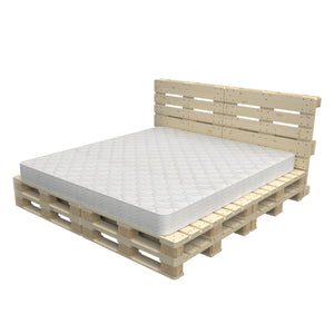 Palettenbett Komplett-Set 200 x 200 cm