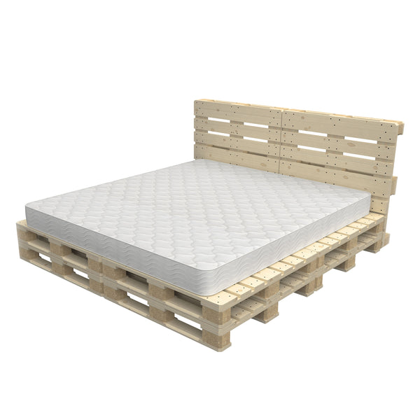 Palettenbett Komplett-Set 200 x 200 cm