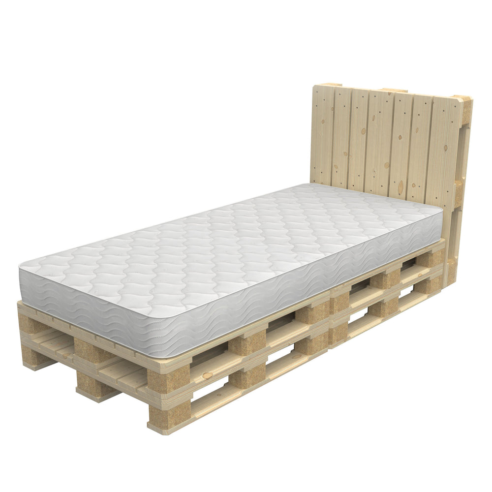Set completo letto pallet 90 x 200 cm