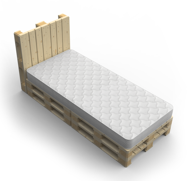Palettenbett Komplett-Set 90 x 200 cm