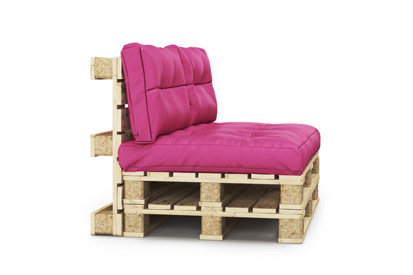 Palettenkissen Set 3-teilig pink