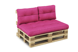 Palettenkissen Set 3-teilig pink