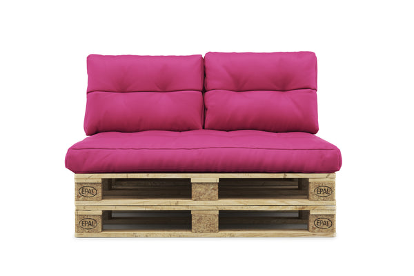 Palettenlounge MELIDE inkl. Kissen pink
