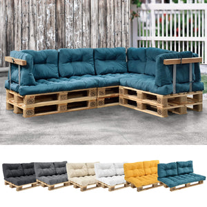 Rückenkissen für Palettenmöbel Comfy 40x60x12 cm Türkis