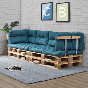 Rückenkissen für Palettenmöbel Comfy 40x60x12 cm Türkis