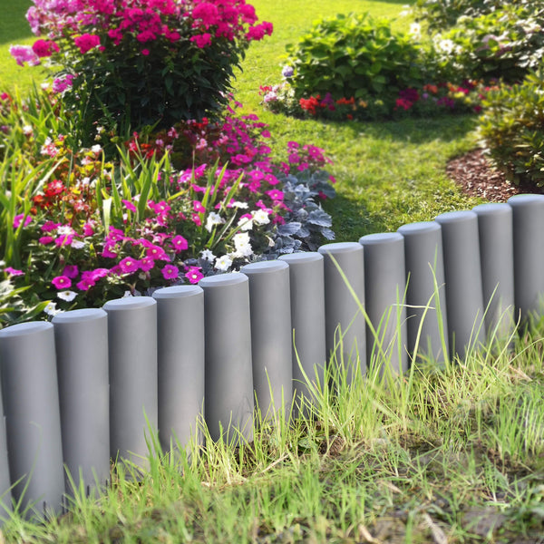 Palisade Espot 60er Set Beetumrandung 1620cm Dunkelgrau
