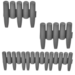 Palisade Espot 60er Set Beetumrandung 1620cm Dunkelgrau