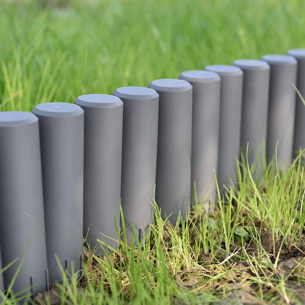 Palisade Espot 80er Set Beetumrandung 2160cm Dunkelgrau
