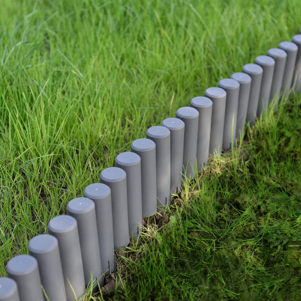 Palisade Espot 40er Set Beetumrandung 1080cm Dunkelgrau