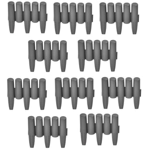 Palisade Espot 80er Set Beetumrandung 2160cm Dunkelgrau
