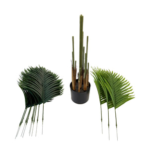 Palme künstlich 120 cm mit Topf