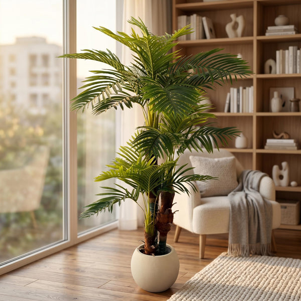 Palme künstlich 180 cm mit Blumentopf
