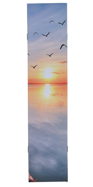 Paravent Raumteiler 180x160cm Sonnenuntergang