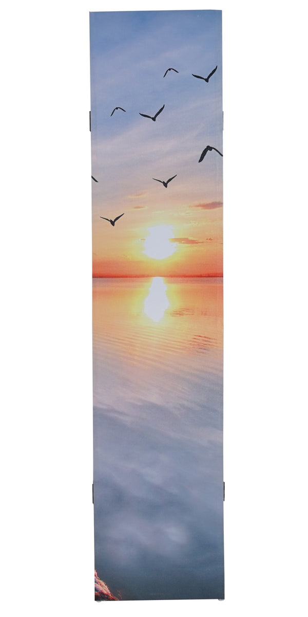 Paravent Raumteiler 180x160cm Sonnenuntergang