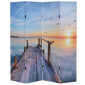 Paravent Raumteiler 180x160cm Sonnenuntergang