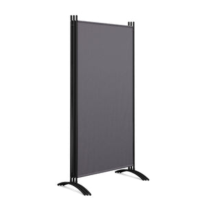 Paravent à 3 panneaux, 255 x 180 cm, anthracite