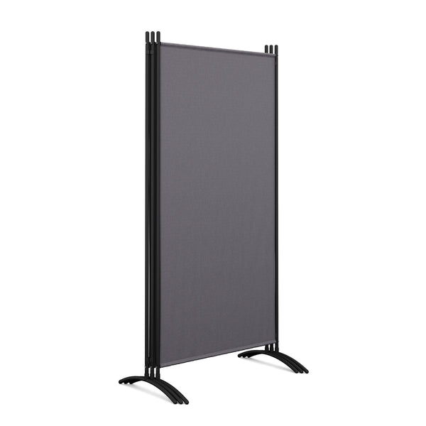 Paravent à 3 panneaux, 255 x 180 cm, anthracite