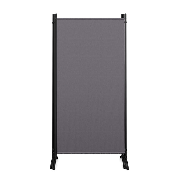 Paravent à 3 panneaux, 255 x 180 cm, anthracite