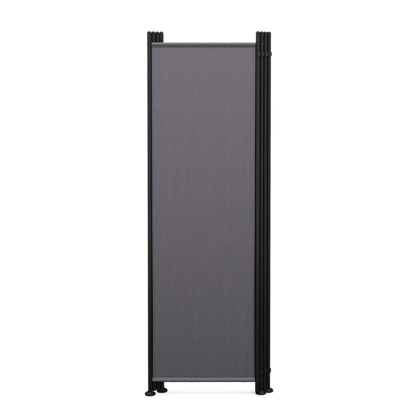 Paravent à 4 panneaux, 215 x 170 cm, anthracite